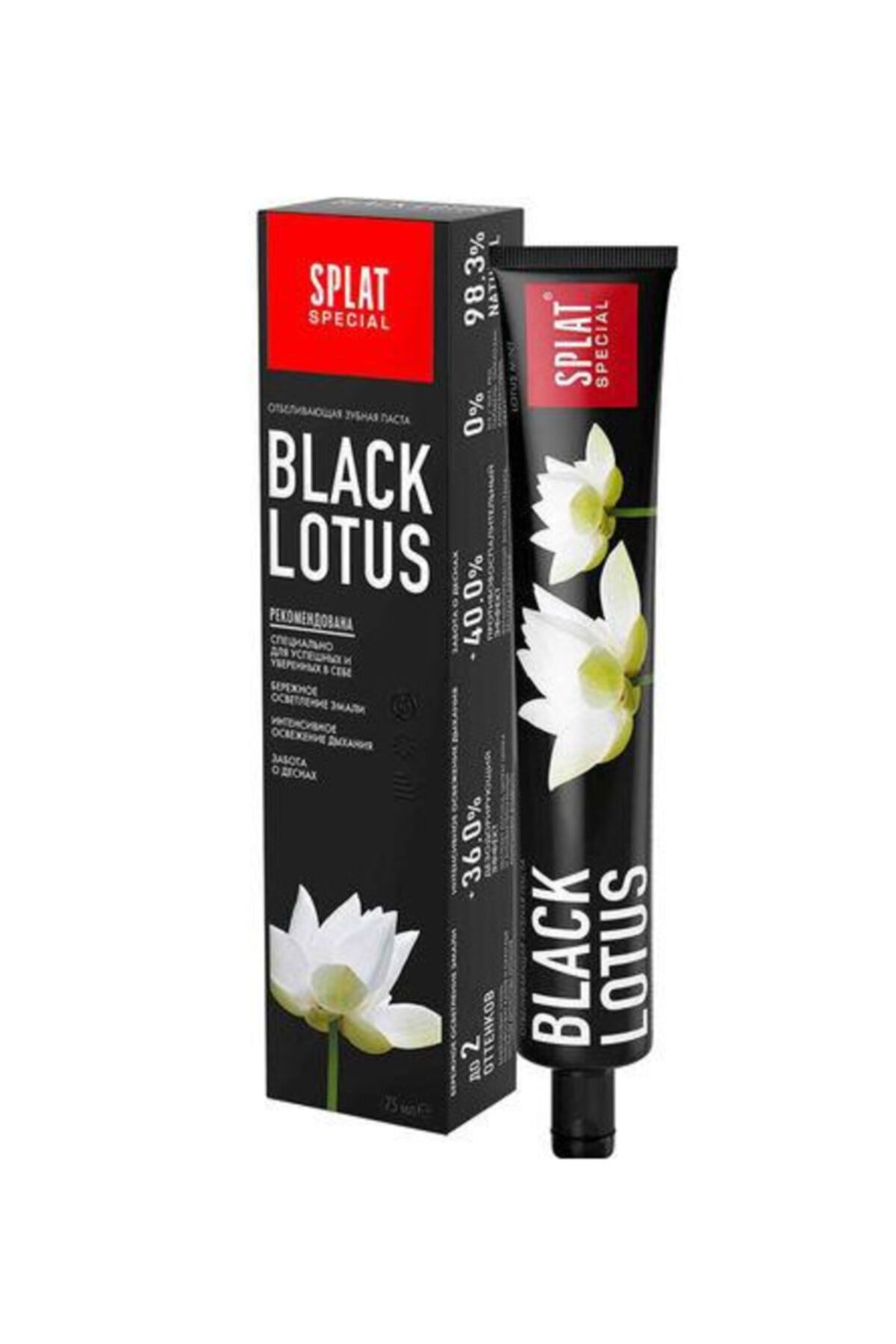 ? Special Black Lotus 75 ml Beyazlatıcı Diş Macunu