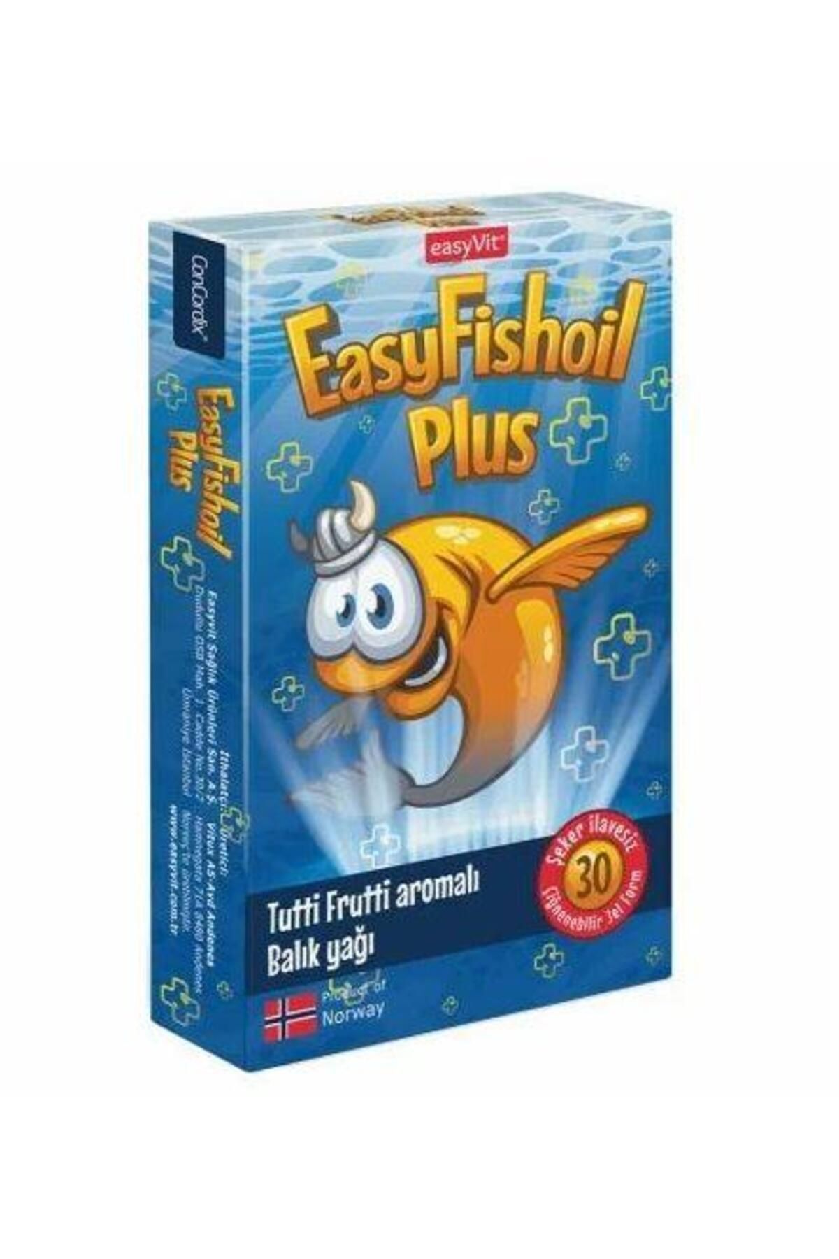 Easyfishoil Plus Tutti Frutti Çiğnenebilir Jel Tablet