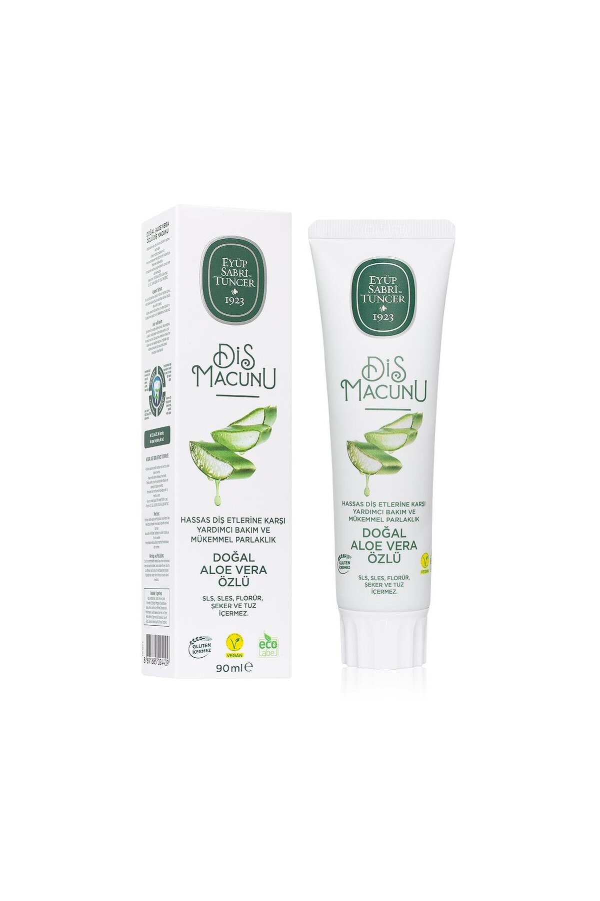 Doğal Aloe Vera Özlü Diş Macunu 90 ml